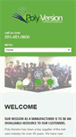 Mobile Screenshot of poly-version.com